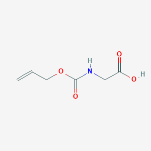 molecular formula C6H9NO4 B1600113 Allyloxycarbonylaminoacetic acid CAS No. 90711-56-1