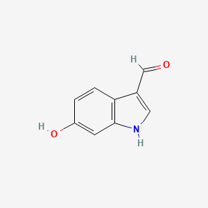 molecular formula C9H7NO2 B1600115 6-羟基-1H-吲哚-3-甲醛 CAS No. 192184-71-7