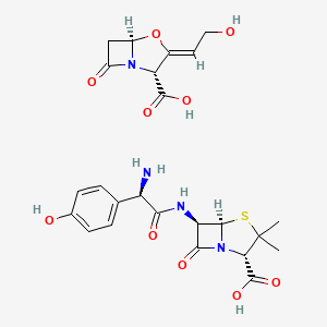 B1600155 Amoxicillin and clavulanic acid CAS No. 79198-29-1
