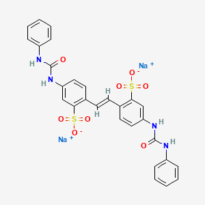 molecular formula C28H22N4Na2O8S2 B1600157 Blancophor R CAS No. 2606-93-1