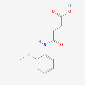 molecular formula C11H13NO3S B1600161 4-{[2-(甲硫基)苯基]氨基}-4-氧代丁酸 CAS No. 899016-21-8