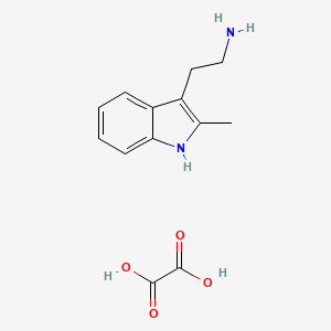 molecular formula C13H16N2O4 B1600166 2-(2-甲基-1H-吲哚-3-基)乙胺草酸盐 CAS No. 859040-56-5