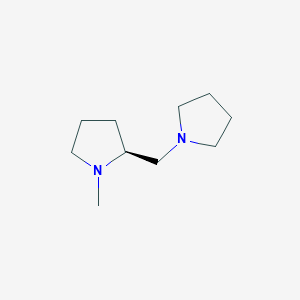molecular formula C10H20N2 B1600171 (S)-1-甲基-2-(吡咯烷-1-基甲基)吡咯烷 CAS No. 76411-80-8