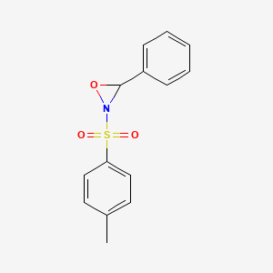 molecular formula C14H13NO3S B1600176 3-苯基-2-甲苯磺酰基-1,2-恶唑烷酮 CAS No. 63160-12-3
