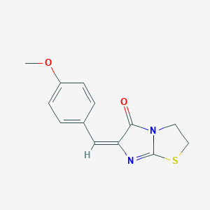 B160019 Imidazo(2,1-b)thiazol-5(6H)-one, 2,3-dihydro-6-((4-methoxyphenyl)methylene)- CAS No. 129228-60-0