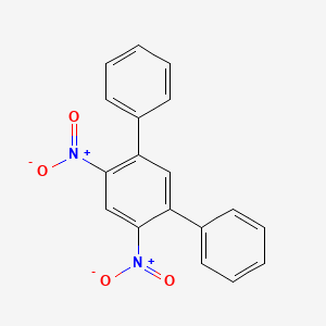 molecular formula C18H12N2O4 B1600213 2,4-Dinitro-5-phenylbiphenyl CAS No. 150758-05-7