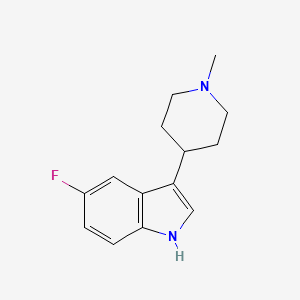 5-Fluoro-3-(1-methyl-4-piperidinyl)indole