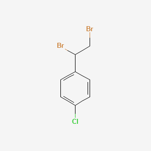 molecular formula C8H7Br2Cl B1600240 1-氯-4-(1,2-二溴乙基)苯 CAS No. 23135-16-2