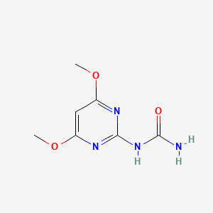 molecular formula C7H10N4O3 B1600259 4,6-Dimethoxy-2-pyrimidinyl urea CAS No. 151331-81-6