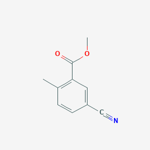 molecular formula C10H9NO2 B1600294 Methyl 5-cyano-2-methylbenzoate CAS No. 103261-68-3