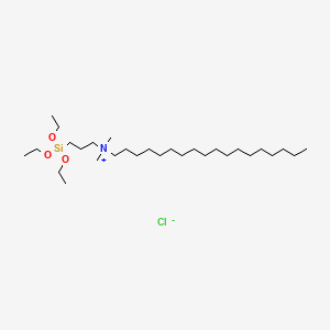 molecular formula C29H64ClNO3Si B1600295 Dimethyloctadecyl(3-(triethoxysilyl)propyl)ammonium chloride CAS No. 62117-57-1