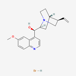 molecular formula C20H25BrN2O2 B1600296 Quinine hydrobromide CAS No. 549-49-5