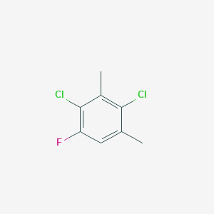 molecular formula C8H7Cl2F B1600297 2,4-Dichloro-1-fluoro-3,5-dimethylbenzene CAS No. 214774-61-5