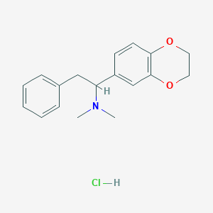 B160030 N,N-Dimethyl-alpha-(phenylmethyl)-2,3-dihydro-1,4-benzodioxin-6-methanamine hydrochloride CAS No. 130397-02-3