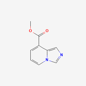 molecular formula C9H8N2O2 B1600305 Methyl imidazo[1,5-a]pyridine-8-carboxylate CAS No. 151509-02-3