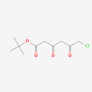 molecular formula C10H15ClO4 B1600307 tert-Butyl 6-chloro-3,5-dioxohexanoate CAS No. 276249-18-4