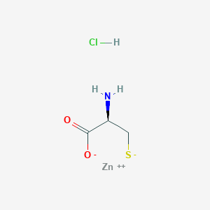 molecular formula C3H6ClNO2SZn B1600308 Zinc Cysteinate Hydrochloride CAS No. 549521-94-0