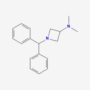 molecular formula C18H22N2 B1600310 1-Benzhydryl-N,N-dimethylazetidin-3-amine CAS No. 55438-79-4