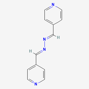 molecular formula C12H10N4 B1600319 异烟酰醛，偶氮 CAS No. 6957-22-8