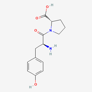 molecular formula C14H18N2O4 B1600321 酪氨酸-脯氨酸 CAS No. 51871-47-7