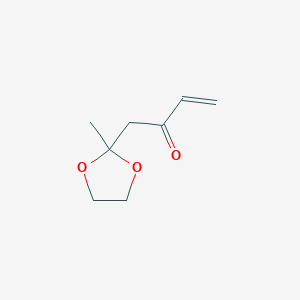 B160036 1-(2-Methyl-1,3-dioxolan-2-yl)but-3-en-2-one CAS No. 127600-04-8