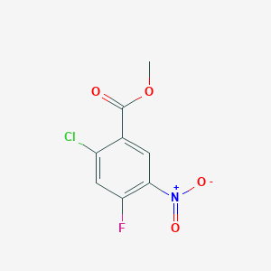 molecular formula C8H5ClFNO4 B1600368 Methyl 2-chloro-4-fluoro-5-nitrobenzoate CAS No. 85953-30-6