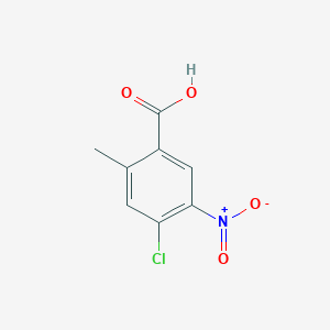 molecular formula C8H6ClNO4 B1600371 4-氯-2-甲基-5-硝基苯甲酸 CAS No. 476660-41-0