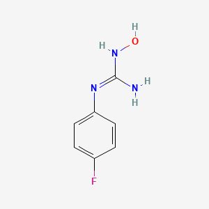 molecular formula C7H8FN3O B1600374 N''-(4-Fluorophenyl)-N-hydroxyguanidine CAS No. 401510-51-8