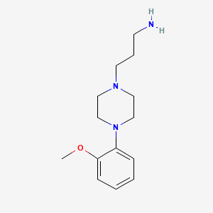 molecular formula C14H23N3O B1600388 1-(3-氨基丙基)-4-(2-甲氧基苯基)哌嗪 CAS No. 20529-23-1