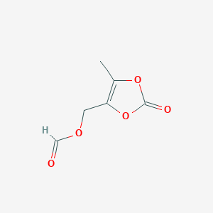 molecular formula C6H6O5 B1600395 (5-methyl-2-oxo-1,3-dioxol-4-yl)methyl Formate CAS No. 91526-17-9
