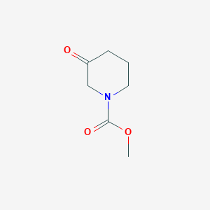molecular formula C7H11NO3 B1600397 Methyl 3-oxopiperidine-1-carboxylate CAS No. 61995-18-4