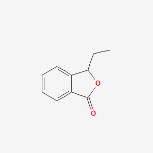 molecular formula C10H10O2 B1600399 1(3H)-Isobenzofuranone, 3-ethyl- CAS No. 17475-41-1