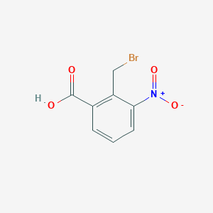 molecular formula C8H6BrNO4 B1600400 2-(Bromomethyl)-3-nitrobenzoic acid CAS No. 632340-56-8