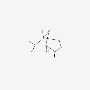 molecular formula C10H18 B1600403 Bicyclo[3.1.1]heptane, 2,6,6-trimethyl-, (1R,2S,5R)-rel- CAS No. 4795-86-2