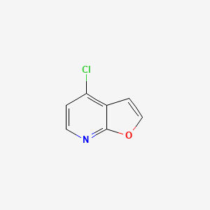 molecular formula C7H4ClNO B1600411 4-Chlorofuro[2,3-b]pyridine CAS No. 193624-86-1