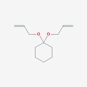 molecular formula C12H20O2 B1600415 1,1-Bis[(prop-2-en-1-yl)oxy]cyclohexane CAS No. 53608-84-7