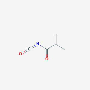molecular formula C5H5NO2 B1600420 Methacryloyl isocyanate CAS No. 4474-60-6