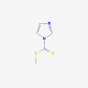 molecular formula C5H6N2S2 B1600433 1-(Methyldithiocarbonyl)imidazole CAS No. 74734-11-5