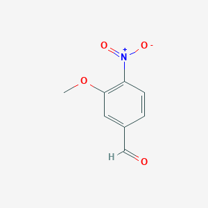 molecular formula C8H7NO4 B1600471 3-Methoxy-4-nitrobenzaldehyde CAS No. 80410-57-7