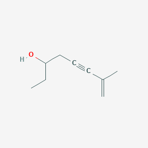 molecular formula C9H14O B1600480 7-Methyl-7-octen-5-YN-3-OL CAS No. 87371-34-4