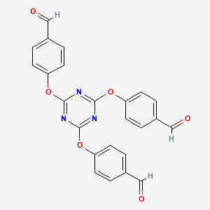 Benzaldehyde, 4,4',4''-[1,3,5-triazine-2,4,6-triyltris(oxy)]tris-