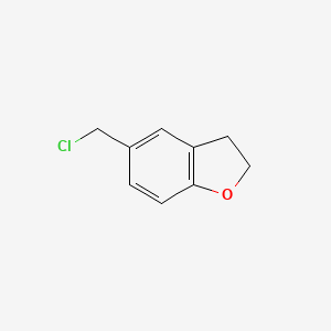 molecular formula C9H9ClO B1600494 5-氯甲基-2,3-二氢苯并呋喃 CAS No. 55745-68-1