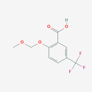molecular formula C10H9F3O4 B1600496 2-(methoxymethoxy)-5-(trifluoromethyl)benzoic Acid CAS No. 368422-27-9