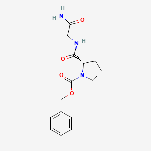 molecular formula C15H19N3O4 B1600502 Z-Pro-Gly-NH2 CAS No. 35010-96-9