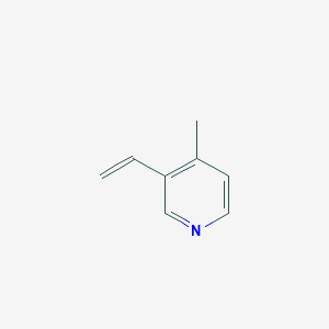 molecular formula C8H9N B1600511 3-Ethenyl-4-methylpyridine CAS No. 45658-39-7