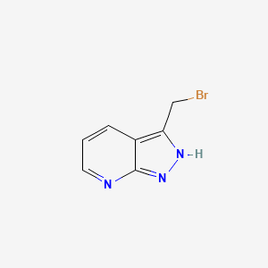 3-(bromomethyl)-1H-pyrazolo[3,4-b]pyridine