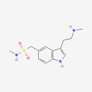 molecular formula C13H19N3O2S B1600523 Monodesmethyl sumatriptan CAS No. 88919-51-1