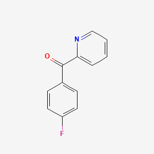 molecular formula C12H8FNO B1600525 2-(4-Fluorobenzoyl)pyridine CAS No. 169955-75-3