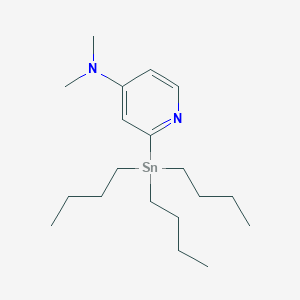molecular formula C19H36N2Sn B1600533 4,-N,N-Dimethylamino-2-(tributylstannyl)pyridine CAS No. 396092-84-5