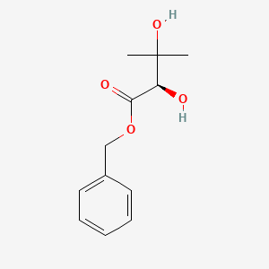 molecular formula C12H16O4 B1600535 (R)-2,3-Dihydroxy-3-methyl-butyric acid benzyl ester CAS No. 184528-76-5